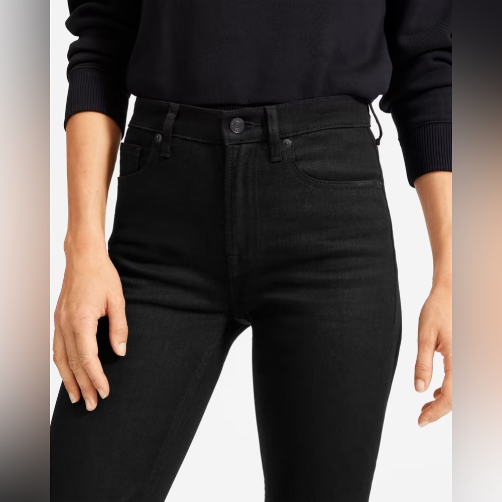 Black High-Rise Jeans. Size 26.